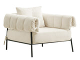 Upholstered Comfy Reading Chair, Modern Velvet Accent Chair,Large Lazy Arm Chair with Soft Cushion, T3593P362906