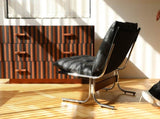 Leather Armchair, Modern Accent Chair High Back, Living Room Chairs with Metal Legs and Soft Padded, W2105P303634
