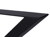 X Table Legs 28X 24" ,Wide Metal Table Legs , Heavy Duty Steel Desk Legs Table Leg Dining Table Legs W46541483