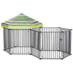 ZUN Metal Dog Playpen 84784214