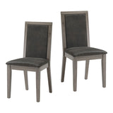 Dining Chairs Set of 2 Wood Dining Room Chair with MDF sponge Back, Kitchen Room Chair Side Chair, W876126495