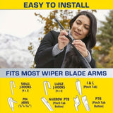 2-In-1 Wiper, 26 Inch Windshield Wipers , Automotive Replacement Windshield Wiper 77157364