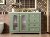 36-inch bathroom vanity with two soft close doors, adjustable shelves and three drawers N729P184710F