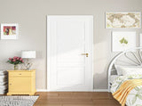 30" X 80"3-Panel Slab Door ,French Interior Door Paintable MDF Door Panel,Pre-Assembled Panel for W5277P522720