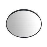 24" Large Round Black Circular Mirror W99973170
