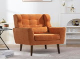 Modern Accent Chair,Chenille Arm Chairs for Living Room,Upholstered Mordern Armchair,Comfy Soft W1028102392