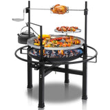 85*85*108cm Round Iron Spray Grill Black 05202549