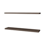 Greer Floating Shelf in Melamine x2,Cognac B128P237169