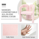 COOLMORE Contemporary Designed Velvet Fabric Upholstered Accent/Dining Chair /Barrel Side Chairs W395P224758