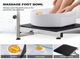 Pedicure Station Chair W/Footrest and Foot Basin, 360 Swivel Reclining Pedicure Chair w/Hydraulic 22388974