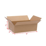 ZUN 100 Corrugated Paper Boxes 6x4x2"（15.2*10.2*5.1cm）Yellow 06537772