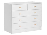 Modern Simple 5-Drawer Dresser White 18115091