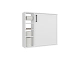 Medicine Cabinet, 1 Door, 7 Shelves, White B097P369426