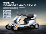 Mobility Scooters for Seniors and Adults,Powered Mobility Scooters with Multiple Storage W3322P336297