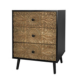 3 Drawer Cabinet, American Furniture,Suitable for bedroom, living room, study W688138033