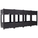 Planter Raised Beds - Elevated Planter Garden Box with Drainage Plug Raised Garden Beds for W465P187520