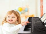 GEP-203 61 Key Keyboard with Piano Stand, Piano Bench, Built In Speakers, 48807478