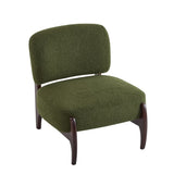 25.5" Modern Boucle Lounge Chair with Solid Wood Frame, Soft and Durable Boucle Upholstery, Perfect N767P256376G