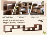 2 Pieces Cube TV Stand,Free Combination Gaming Entertainment Center Media Stand,Open Storage W3875P397178