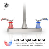 Single Handle High Arc Brushed Nickel Pull Out Kitchen Faucet,Single Level Stainless Steel Kitchen T3177P277520