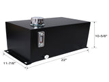 Hydraulic Fluid Tank 10 Gal Fuel Tank Heavy Duty Hydraulic Steel Tank Reservoir, Gasoline Transfer 95372705