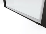 1 3/8" adjustment,universal pivot shower door, open outside, with 1/4" tempered glass finish 3672 W2122131055