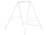 133*137*180cm Wrought Iron Four-Legged Standing 200kg Three Rings Hanging Chair Frame White 84409796