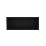 ZUN Wall Cabinet 12" H, 1 Spacious Shelf, Black B097P250900