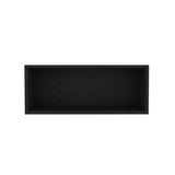 ZUN Wall Cabinet 12" H, 1 Spacious Shelf, Black B097P250900