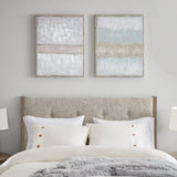 Hand Embellished Glitter 2-piece Canvas Wall Art Set B03598848