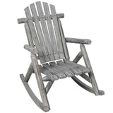 Wooden Porch Rocker Chair,Durable Wooden Porch Rocker Chair,Fir log Rocking Chair,Patio Rockers for W465P255396