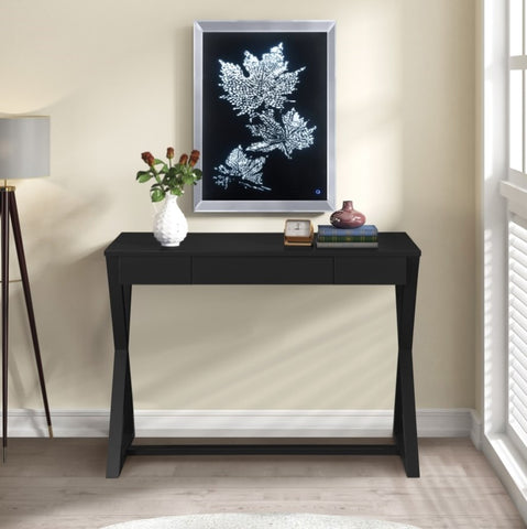 ZUN Nalo Charcoal Finish Console Table B2726P256304