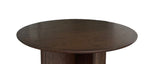 1pc Mid-Century Modern Dining Round Table Brown Walnut Finish Wooden Dining Room Furniture B011P294667