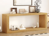 Modern Minimalist Entrance Table, Square Shaped Fashion Design, Easy to Assemble, Suitable N711P245613O