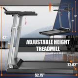 Treadmills for Home, Treadmill with Adjustable Height, 300LBS Capacity, Foldable Walking Pad with 77570702