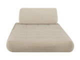 62.9"Corduroy Fabric Beanbag Couch for Living Room, Bedroom & Dorm, Cozy Fluffy Cloud Mini W3975P548698