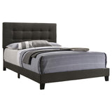 Charcoal Tufted Full Panel Bed B062P153534