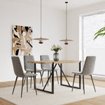 ZUN Dining Chairs Set of 4,Modern Kitchen Dining Room Chairs,Upholstered Dining Accent Chairs in linen 78423096