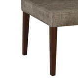 Grey and Espresso Padded Side Chair B062P209242