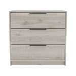 ZUN Kaia 3 Drawers Dresser, Superior Top -Light Gray B20091878