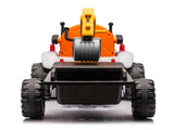 24V Kids Ride-On Electric Tractor Toy with 4-in-1 Construction Attachments W1578P294833