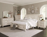 Antique White Finish1pc Dresser of 7 Drawers Traditional Design Hidden Drawer Classic Bedroom B011P183412