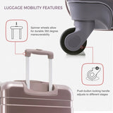 Luggage Sets New Model ABS Hardshell 3pcs Clearance Luggage Hardside Lightweight Durable Suitcase N726P203164G