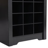 ZUN Stylish Design 30 Shoe Cubby Console, Contemporary Shoe Cabinet with Multiple Storage Capacity, Free 64331951