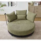 52.75'' Oversized Round Swivel Chair,360&deg Swivel Chair, Couples W1628P218358