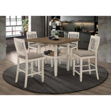 Nutmeg and Rustic Cream Counter Height Chair B062P153683