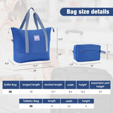 Softside Luggage Expandable 3 Piece Set Suitcase with Duffel Bag Upright Spinner Softshell N732P201004C
