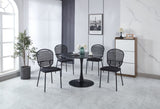 ZUN BLACK sennit chair,set of 4,dining chair,coffee chair W234P196521