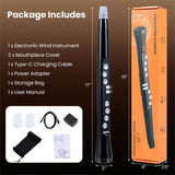 Portable Wireless MIDI Electronic Saxophone - 100 Tones, 3W Hi-Fi Speaker, 12hrs Playtime, 0.7lbs 89507916