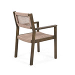 ZUN BRAIDED DINING CHAIR Light Brown N779P202840G